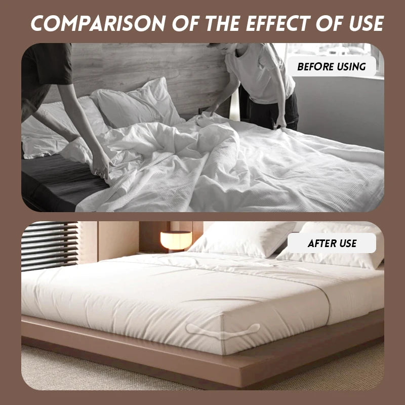 Say Goodbye to Slipping Sheets: Meet the Ultimate 4Pcs Adjustable Non-Slip Bed Sheet Clips!